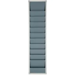 Eichner, Präsentationstafel, Werkstattplaner H1282xB315xT76 mm grau 1-reihig