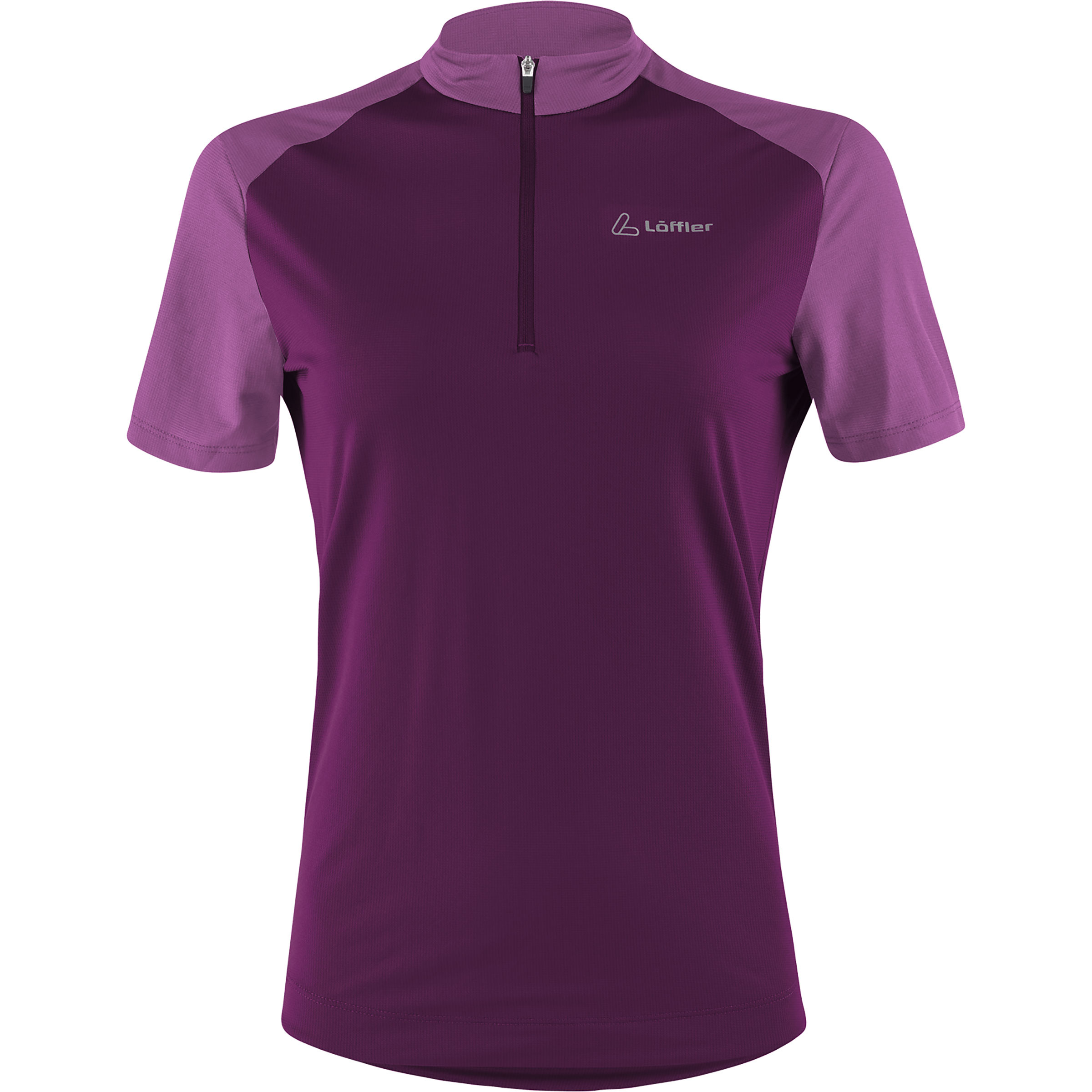Löffler Purana Half Zip Trikot Damen Radtrikots lila Größe S Commuting | Gravel Schnell trocknend