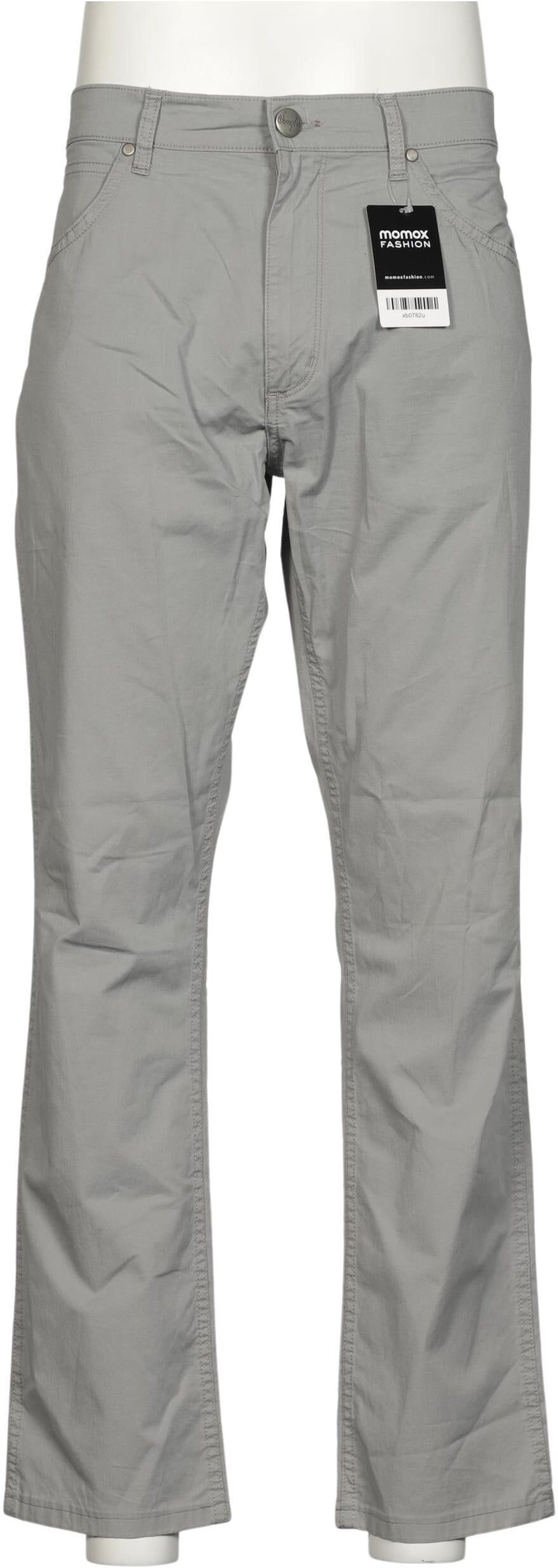Wrangler Herren Stoffhose, Grau, Gr. W33, Baumwolle / Elasthan - Second Hand