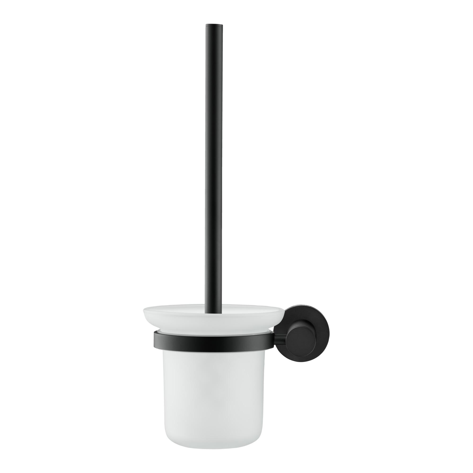 Duravit Bürstengarnitur D-Code 15,4x34,2x15,4cm, wandhängend, schwarz matt (0099274600)