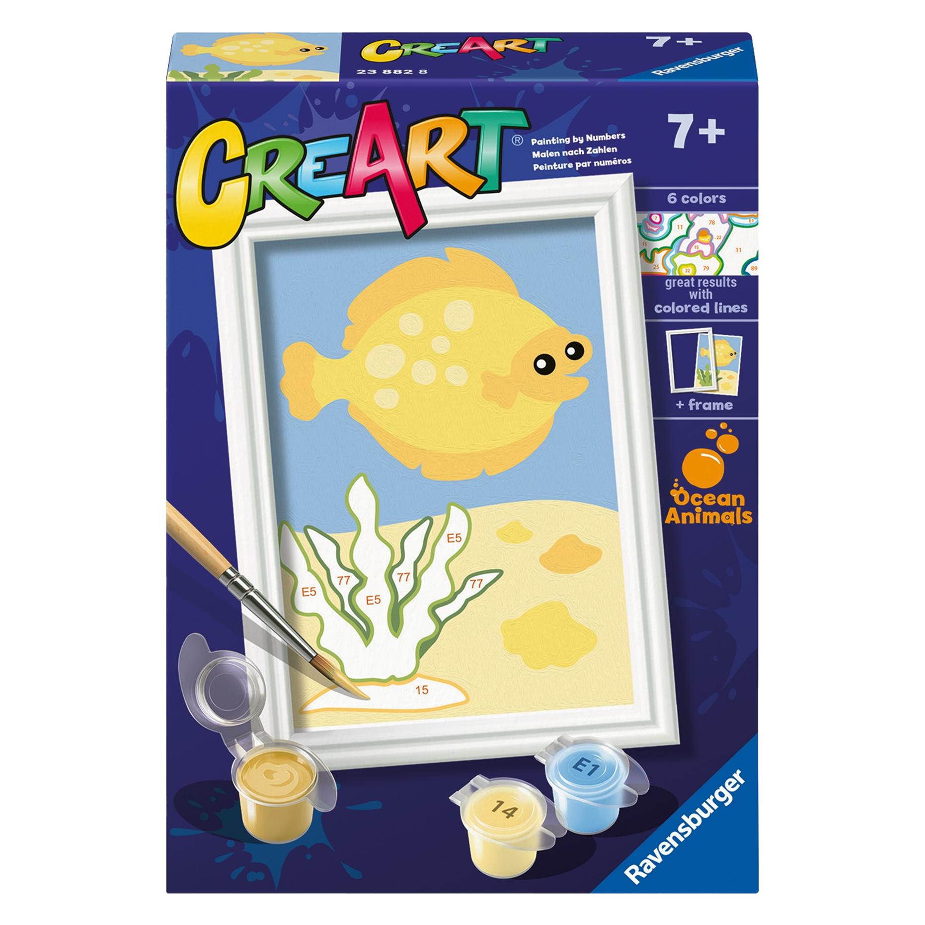 Ravensburger CreArt - Malen nach Zahlen - Friendly Fish (23882)