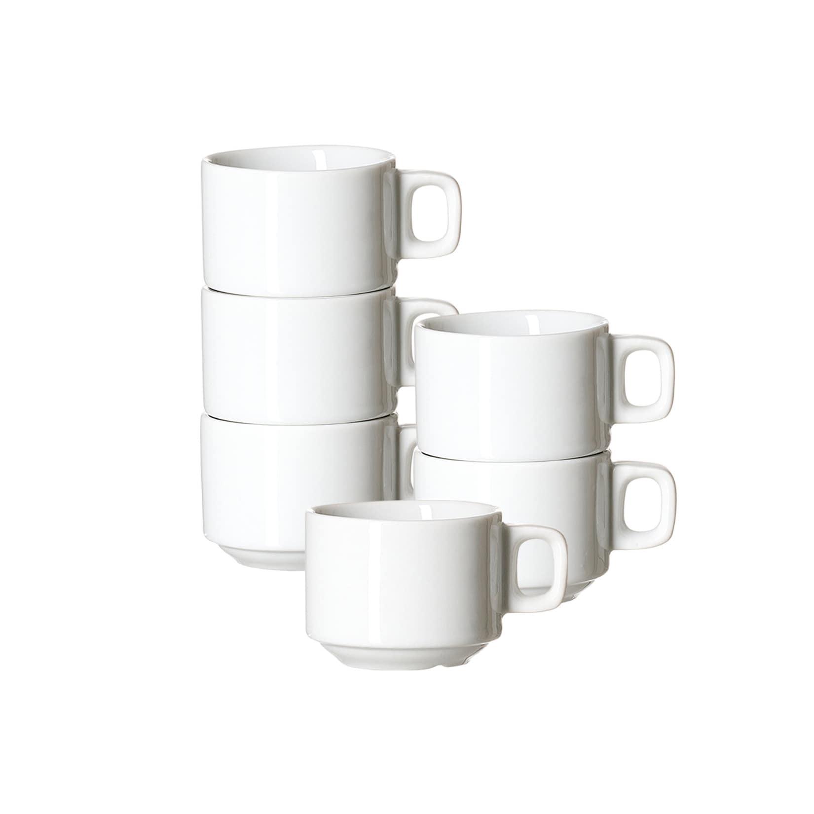 Ritzenhoff & Breker Espressotassen Bianco 85 ml 6er Set