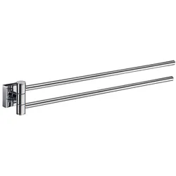 Smedbo HOUSE - Schwenkbarer Handtuchhalter in Chrom poliert, doppelt. RK326