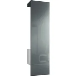 GARDEROBE Carlton Paneel in Grau Hochglanz