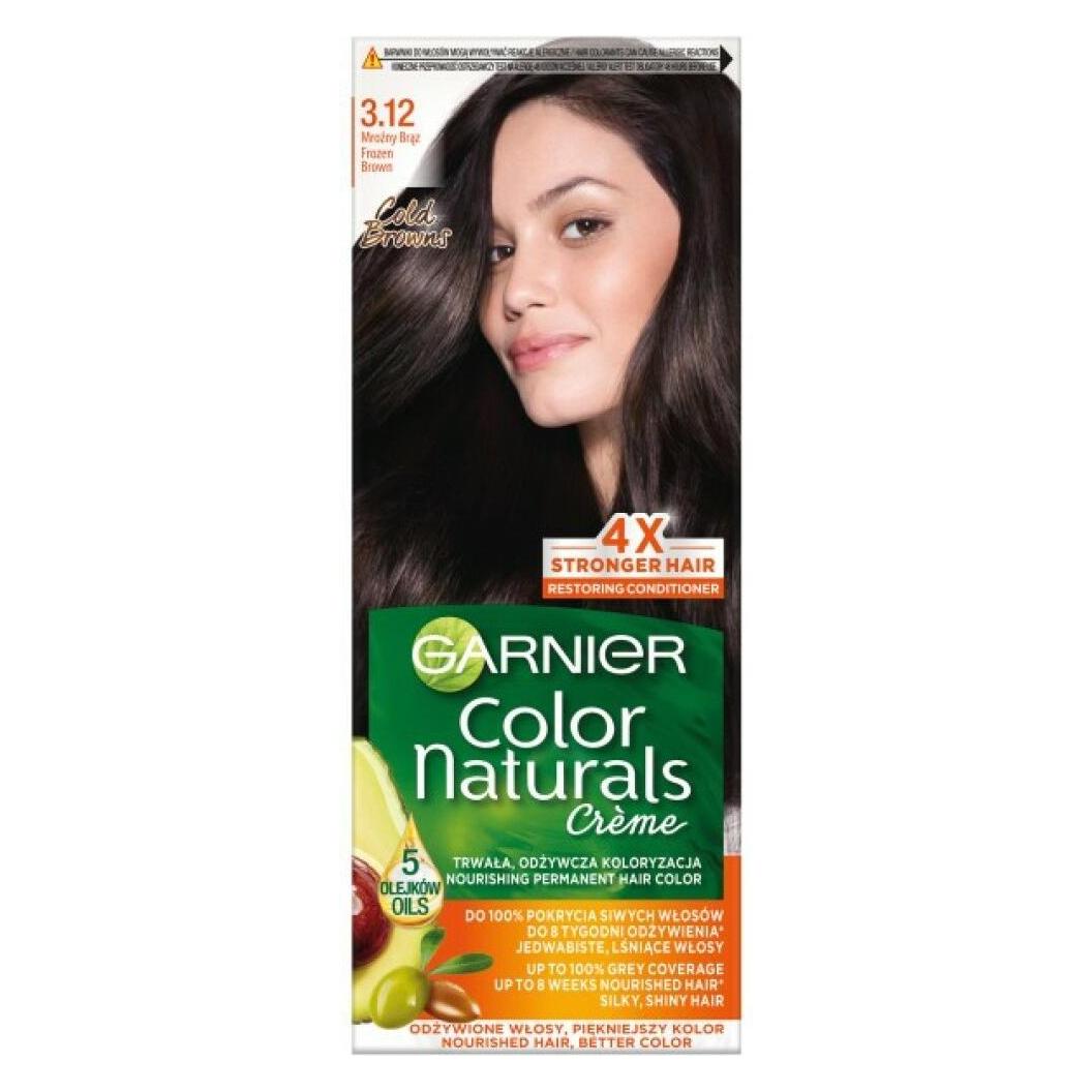 Garnier Color Naturals Creme Hair Coloring Cream 3.12 Frosty Brown (3.12 Frosty Brown) (0364094)