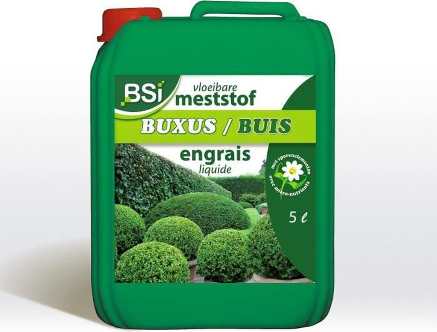 Bsi Vloeibare minerale meststof voor buxus met wateroplosbare spoorelementen, 5 liter