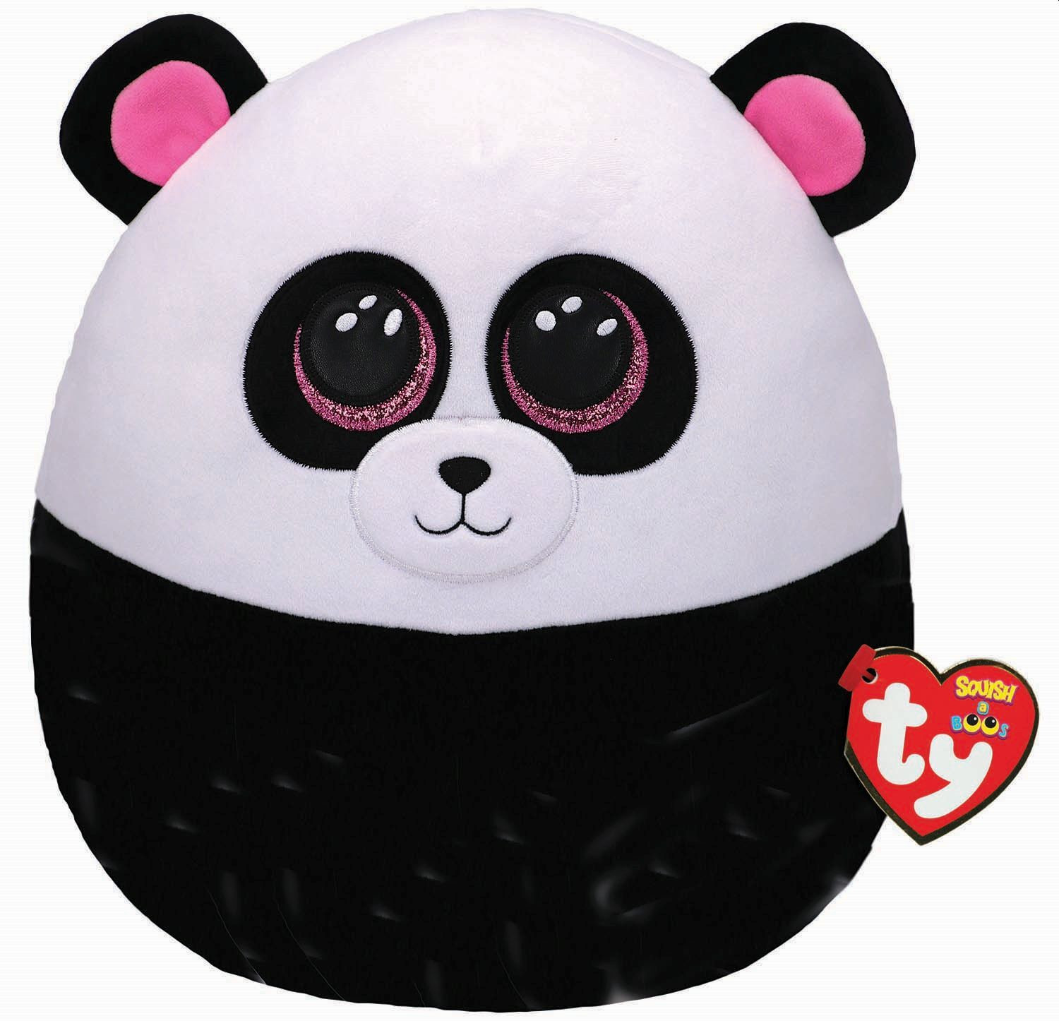 TY 39292 Squish-A-Boos Panda BamBoos Pluche Knuffel Kussen, 20 cm