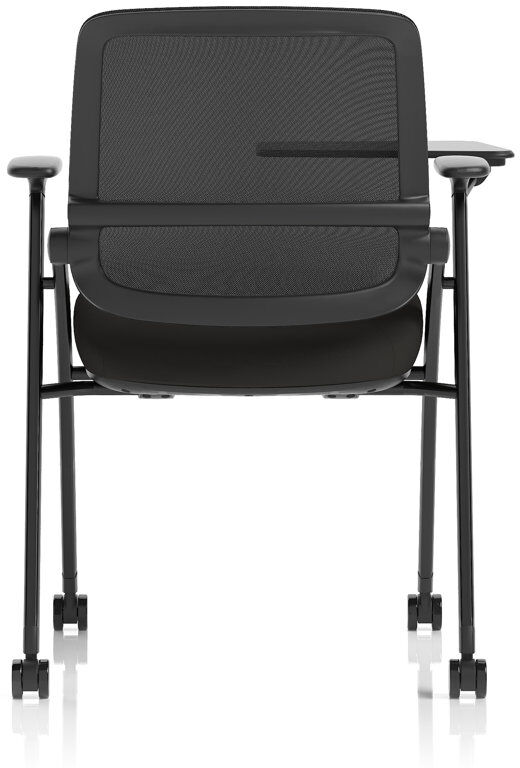 Metro Lane Fabric Conference Chair Black 89.5cm H X 64cm W X 59cm D