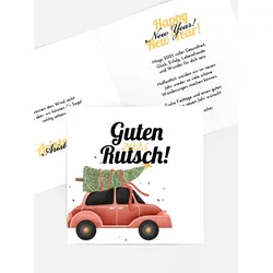 Neujahrskarten selbst gestalten mit Spruch und Fotos im Onlinedesigner bei Meine-Kartenmanufaktur.de