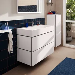 hansgrohe Xilesa E Waschtischunterschrank 54262700 980x470mm, 2 Schubkästen, mattweiß