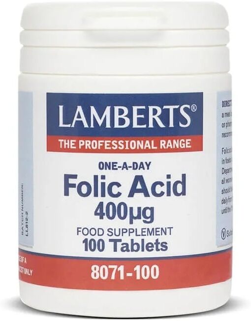 Lamberts ÁCIDO FÓLICO 400µg 100 Tabs