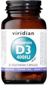 VIRIDIAN Vitamin D3 400iu Vegan 30 caps