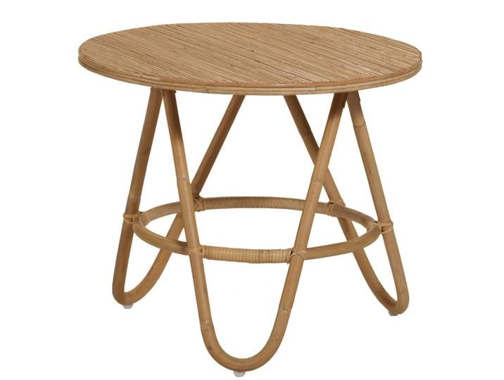 Table basse gigogne en rotin d50