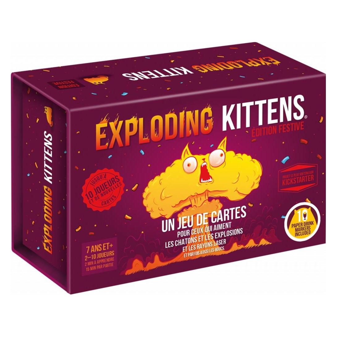 Exploding Kittens Edition Festive (Französisch, 2 - 8 Spieler) (EKEK04FR)