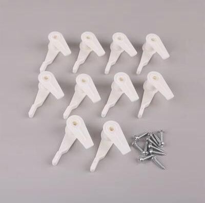 Inspired Finds LED Ceiling Light Clip Clamps With Screws For Lampshade Fixing Clips And LED Fixture Mounting short Hook Latch