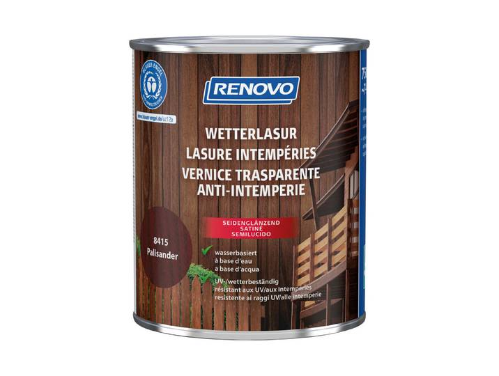 Renovo Wetterlasur Palisander 0.75 l Seidenglanz