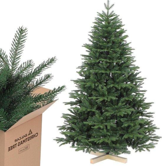 Salcar Kunstkerstboom met natuurlijke uitstraling - Groen - 180 cm