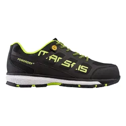 Sicherheitshalbschuhe S1P "MACTRONIC" schwarz/grün - 41 - schwarz, grün