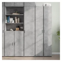 vidaXL, Kommode + Sideboard, Qukonica (mit 6 Regalböden) (42.50 x 40 x 185 cm)