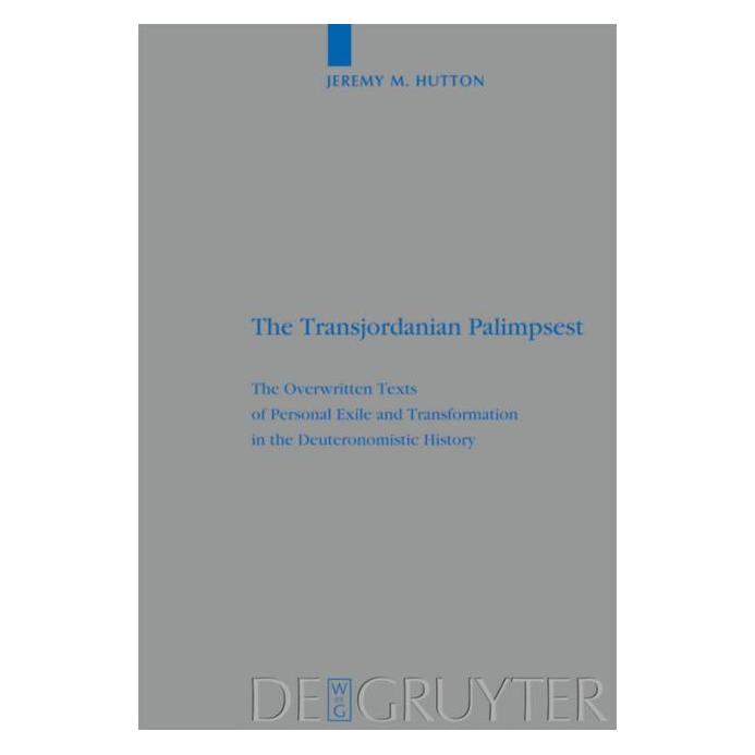 De Gruyter Hutton,J.M.:Transjordanian Palimpsest (Englisch, Hardcover, Jeremy M. Hutton) (67762626)