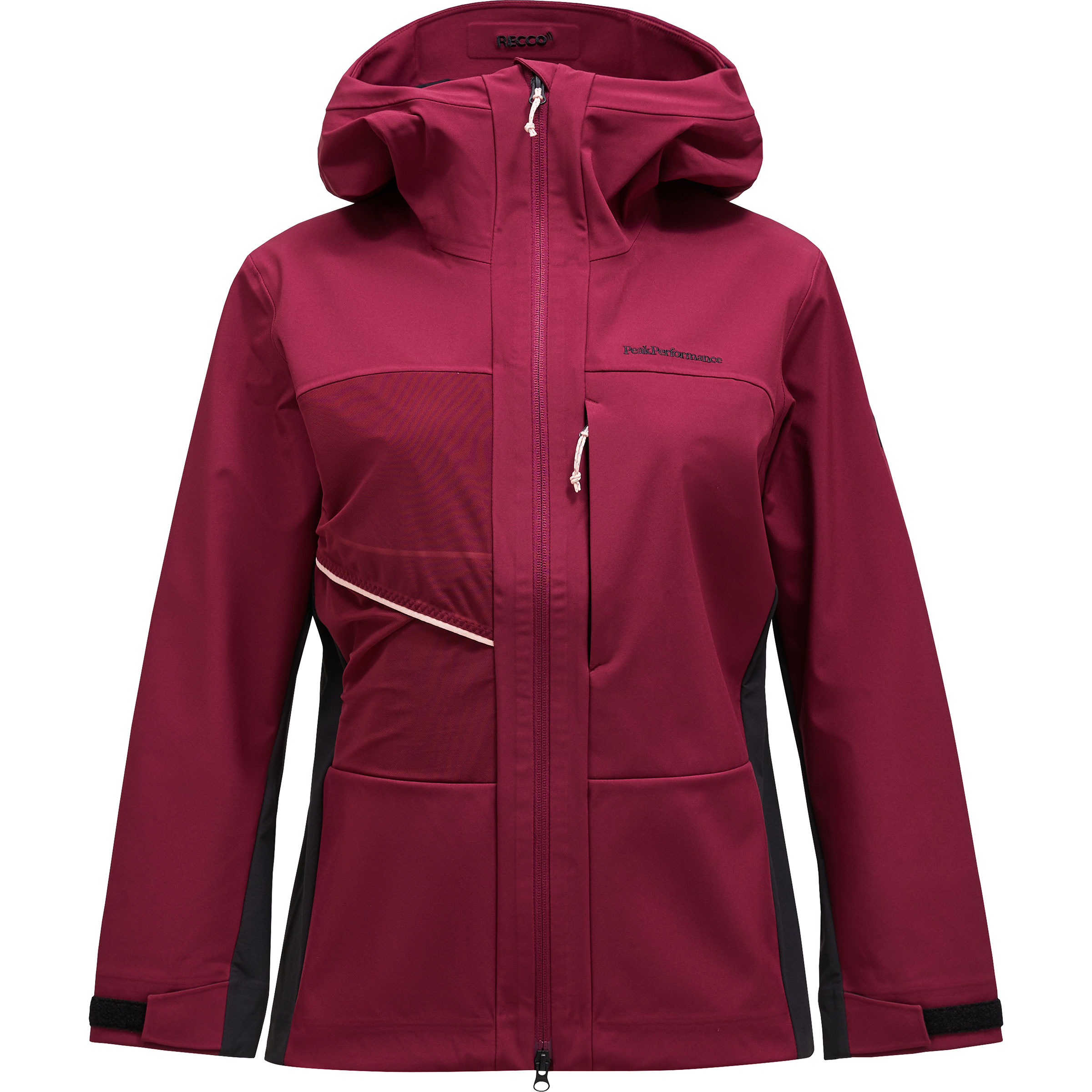 Peak Performance Ascent Softshell Damen Softshelljacke lila Größe M Skitour Wasserabweisend Wasserabweisend
