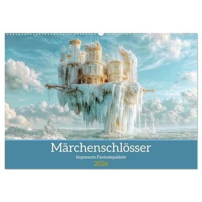 Märchenschlösser - Imposante Fantasiepaläste (Wandkalender 2026 DIN A2 quer), CALVENDO Monatskalender