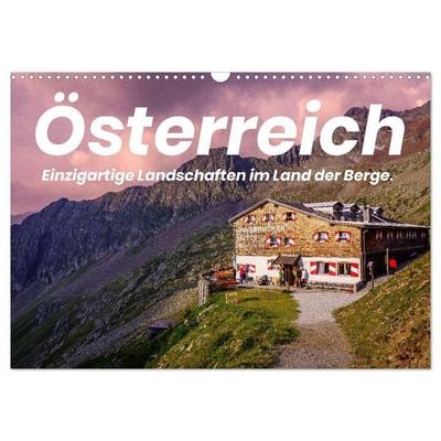 Österreich - Einzigartige Landschaften im Land der Berge. (Wandkalender 2027 DIN A3 quer), CALVENDO Monatskalender