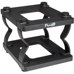 Fluid Audio Boxenstative DS5 1 Paar mit zwei Kabel (1 Paar, Höhenverstellbar, Neigbar), Lautsprecher Ständer + Wandmontage, Schwarz