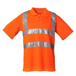 Warnschutz Polo-Shirt "UNI" - M - uni orange