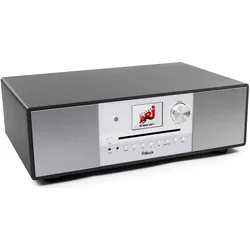 Audioblock SR200 MKII (DAB+, FM, VHF, Bluetooth, WLAN), Radio, Schwarz, Silber
