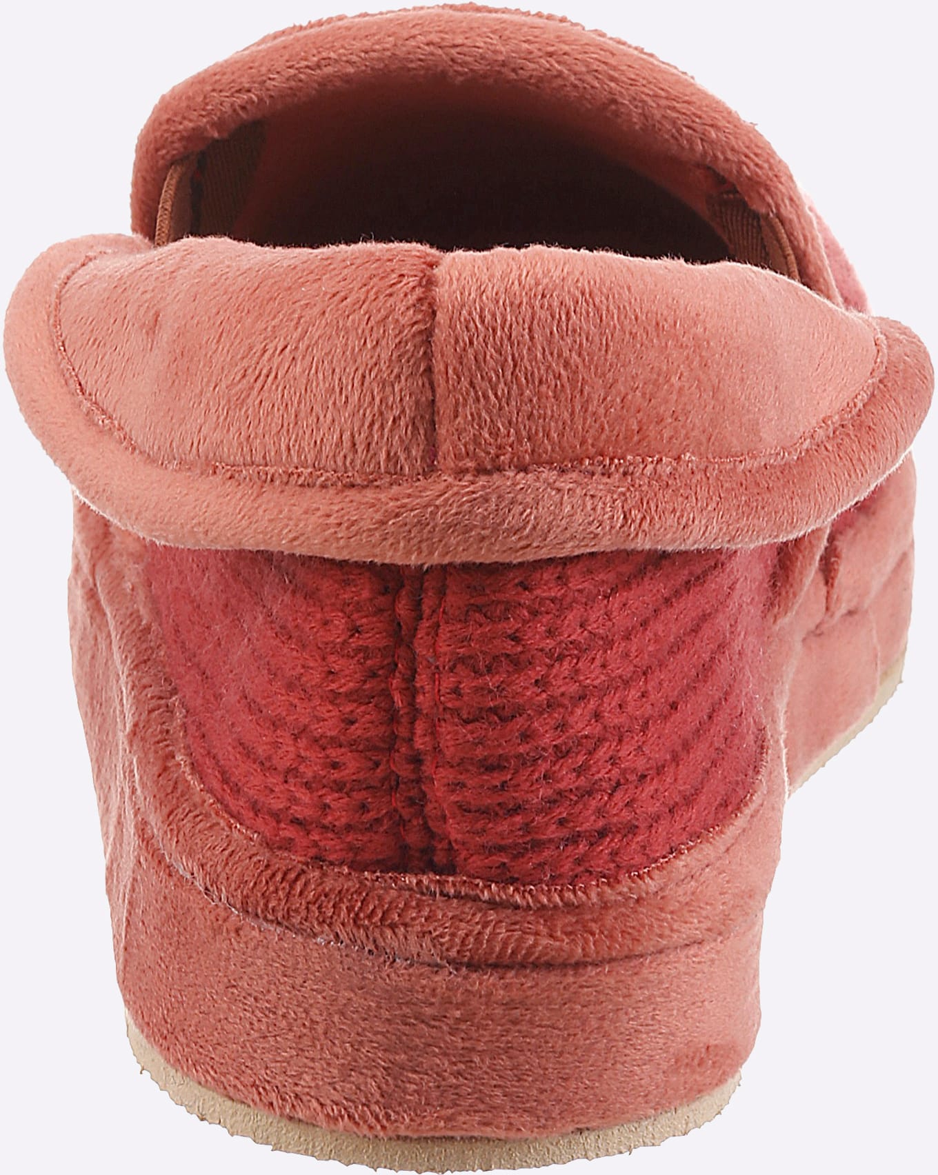 Hausschuh CASUAL LOOKS, Damen, Gr. 41, Textil, rot (terra), Schuhe Hausschuh terra 41, Textil
