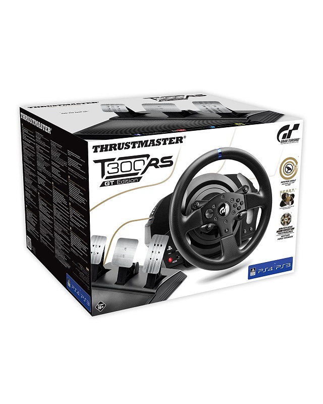 ThrustMaster T300 RS GT Edition Lenkrad- und Pedale-Set kabelgebunden für PC Sony PlayStation 3 4 (4160681)