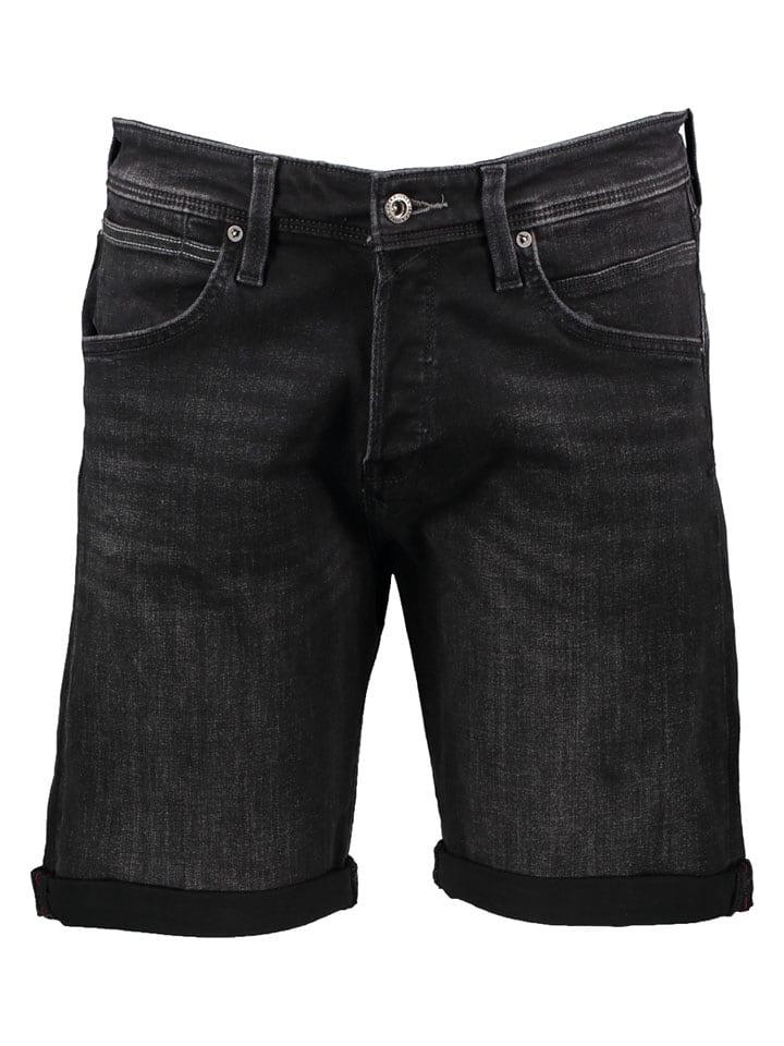 Jack & Jones Jeans-Shorts "Rick" in Schwarz - S
