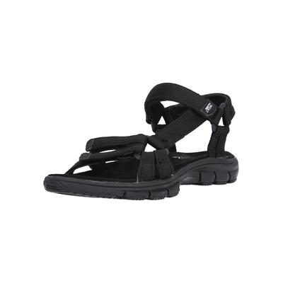 Sandale CRUZ "Bernao", Damen, Gr. 38, schwarz (schwarz, schwarz), Synthetik, Schuhe Sandale, mit rutschfestem Allwetterprofil