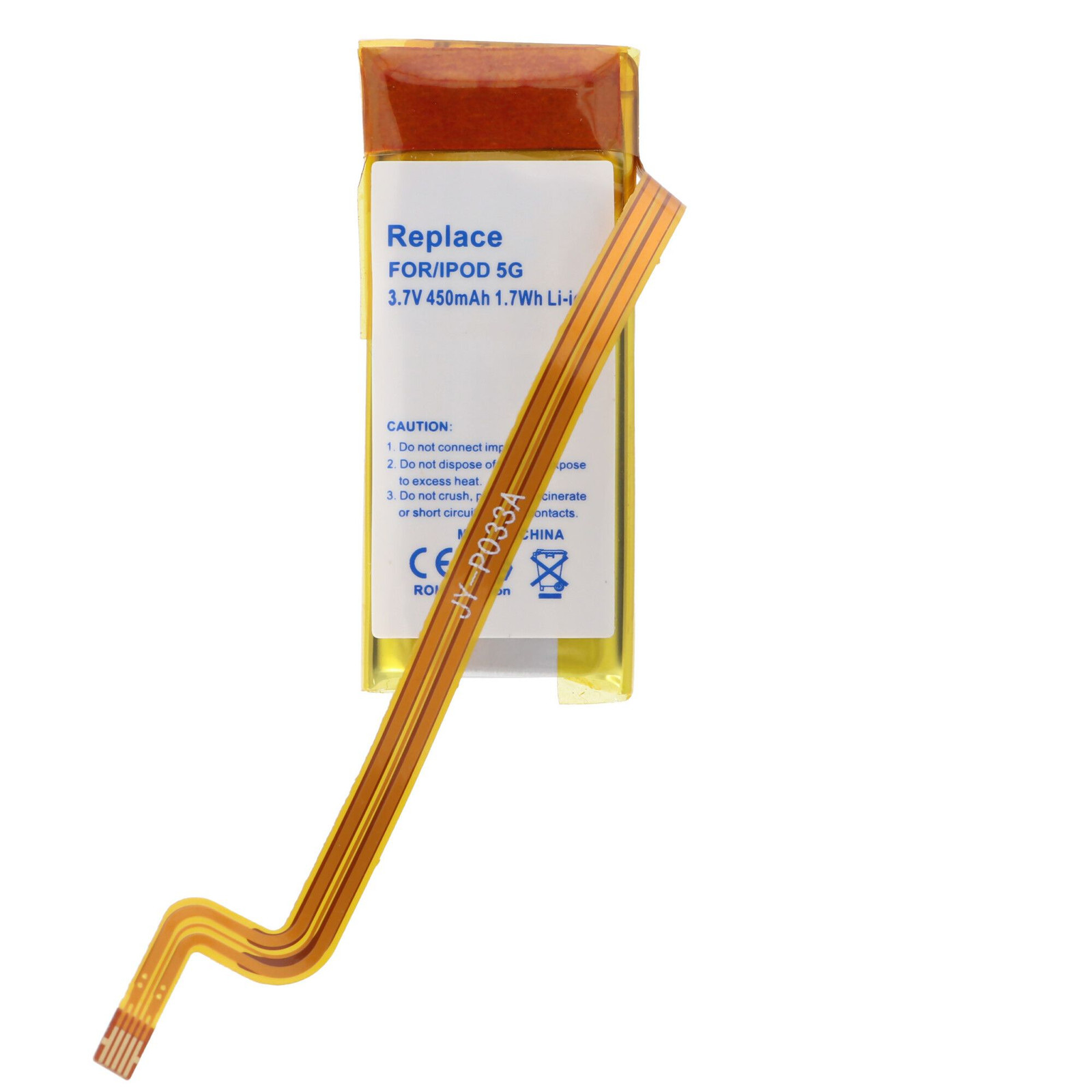 AccuCell Accu voor Apple iPOD-5, 450 mAh