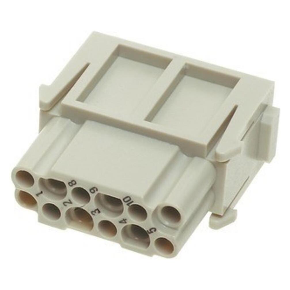 Harting HAN DD Modul 6B, 10B, 16B, 24Bfür 12 Crimphülsenmax 2,5mm2, Buchsenteil - (2 Stk.) (09140123101)