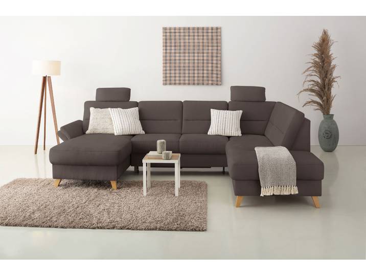 Sofa-Kopfstütze GOODPRODUCT Westerland , braun (dunkelbraun), B:50cm H:25cm T:12cm, Holzwerkstoff, Kopfstützen, Sofa-Kopfstütze, 2 Stück im Set, passend zur Serie Westerland