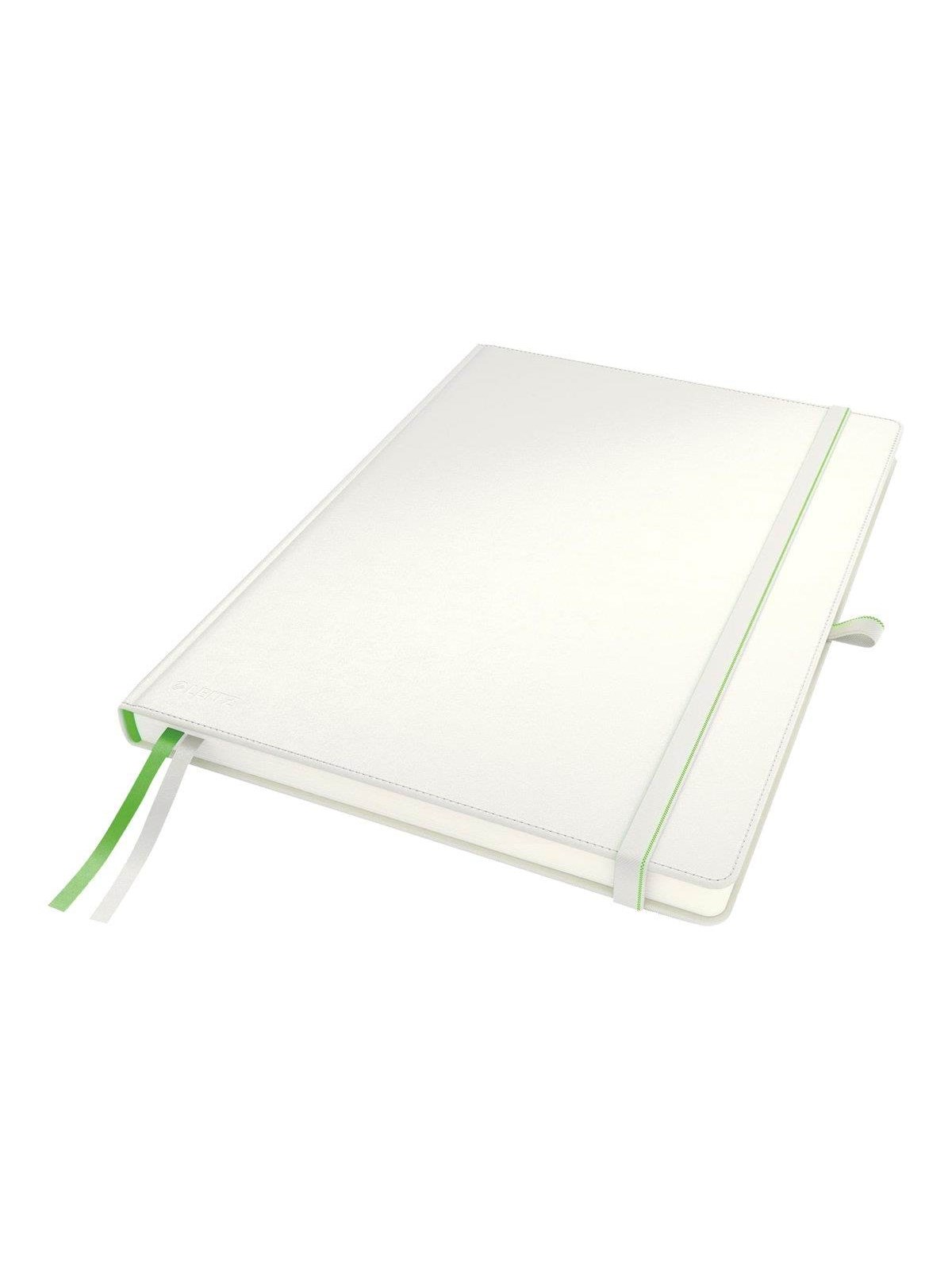 Leitz Complete Notizbuch A4 kariert mit festem Einband Weiß