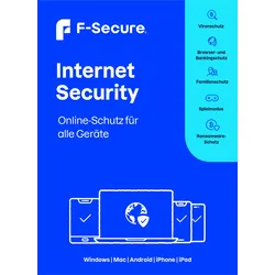 F-Secure Internet Security | 1 Gerät | 2 Jahr | Download & Produktschlüssel