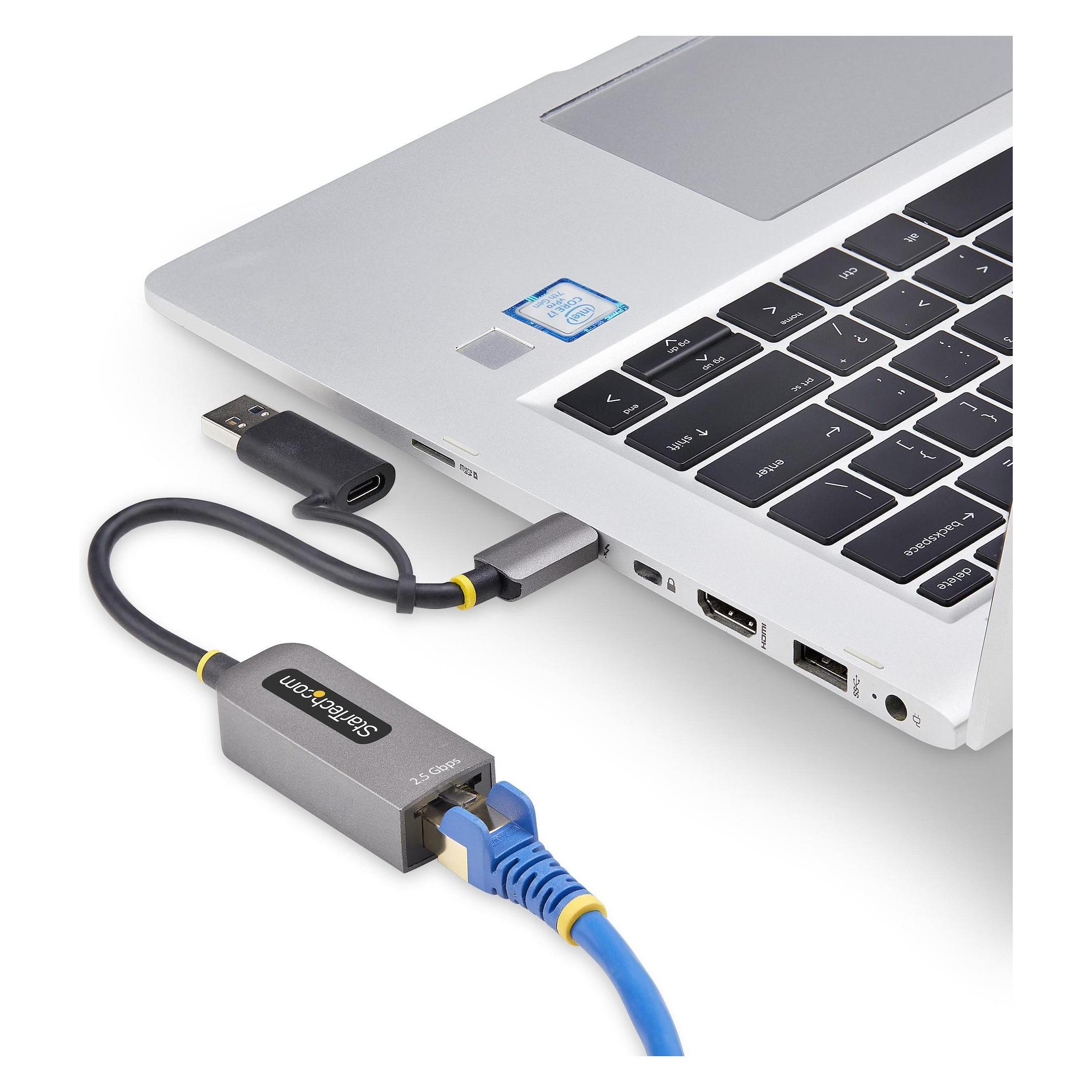 StarTech USB 3.0 TYPE-C TO 2.5 GIGABIT (USB-C) (U2GA-USB-C-ETHERNET)