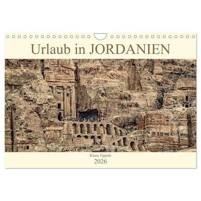 Urlaub in JORDANIEN (Wandkalender 2026 DIN A4 quer), CALVENDO Monatskalender