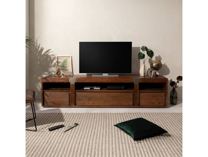 TV-Board Mango 220x48x55 braun lackiert Amsterdam #26