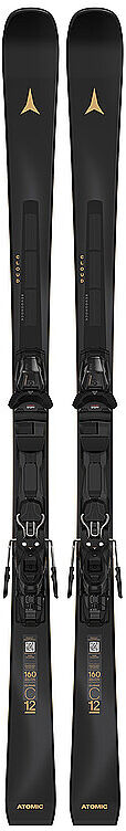 Atomic Damenski Set CLOUD C12 REVOSHOCK C + M 10 GW schwarz   167 W
