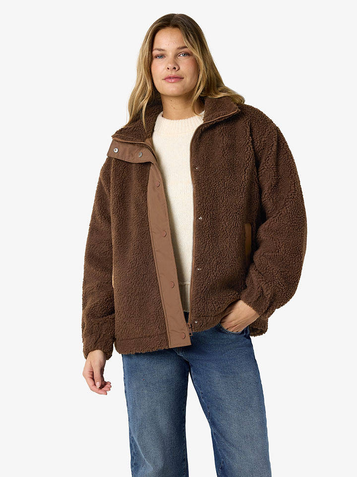 Noisy may Teddyjacke in Braun - M