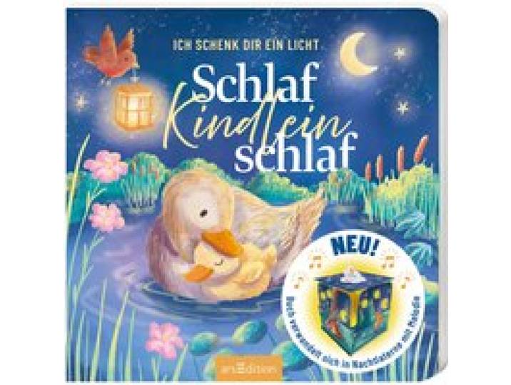 Nachtlicht-Buch Ich schenk Dir ein Licht - Schlaf, Kindlein, schlaf