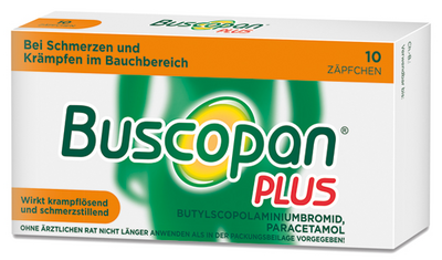A. Nattermann & Cie GmbH BUSCOPAN plus 10 mg/800 mg Suppositorien 10 St 02483669