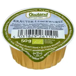 Ökoland Feine Kräuterleberwurst bio