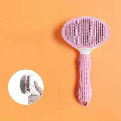 Inspire Essentials FreshGroom Pet Hair Removal Comb pink