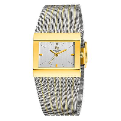 Quarzuhr, gold (bicolor), Armbanduhren, Damen, Quarzuhr