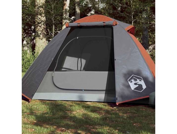 vidaXL Kuppel-Campingzelt 2 Personen Orange Wasserdicht